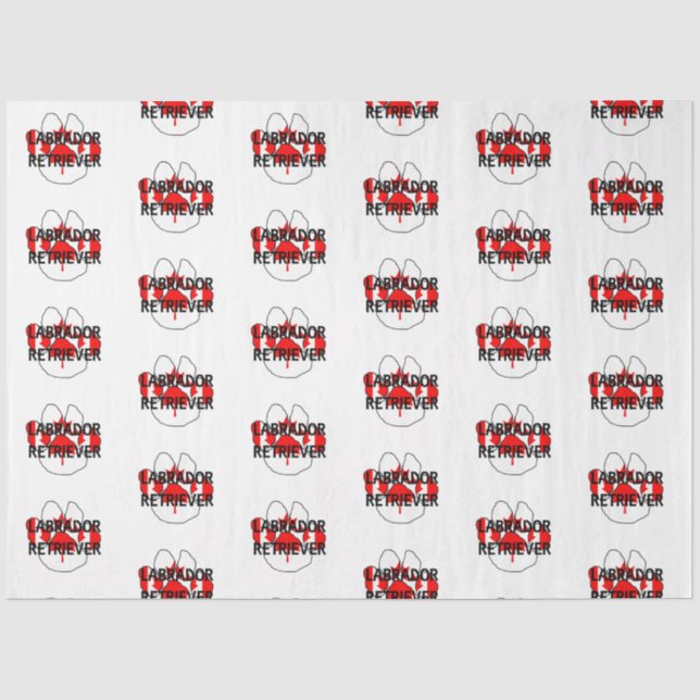 LR name flg paw Tissue Paper (Front)