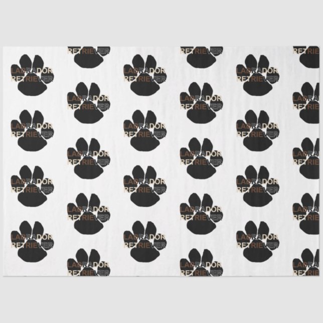 LR name paw Tissue Paper (Front)