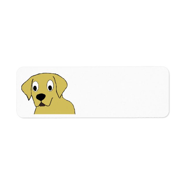 LR yellow cartoon head Return Address Label (Front)