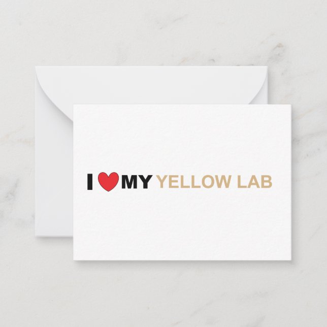 LR yellow lab Card (Front)