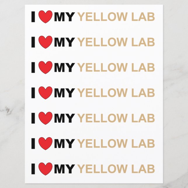 LR yellow love (Front)