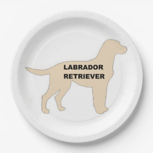 LR yellow name silhouette Paper Plate