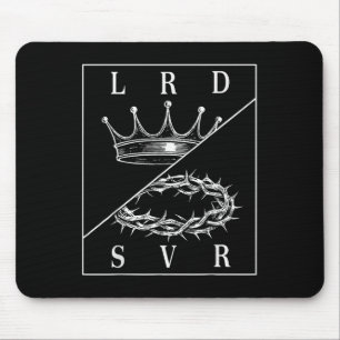 Lrd Svr Jesus Christian Cross God Faith Bible Reli Mouse Pad