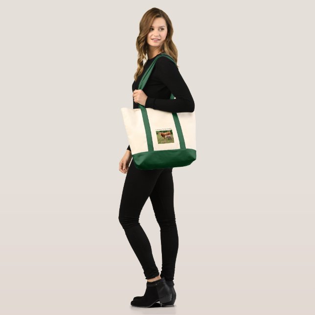 LRF Green Tote Bag (Front (Model))