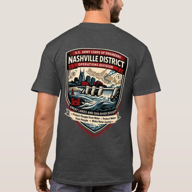LRN OPX Shield T-Shirt (Back)