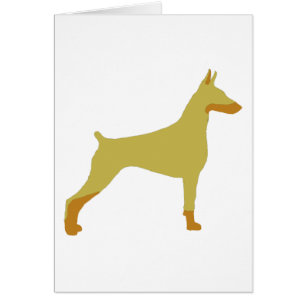 LS Doberman Pinscher fawn and rust silo