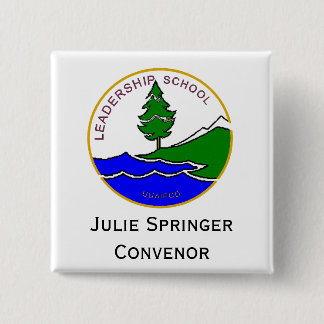 ls logo col, Claire Paul Convenor 15 Cm Square Badge