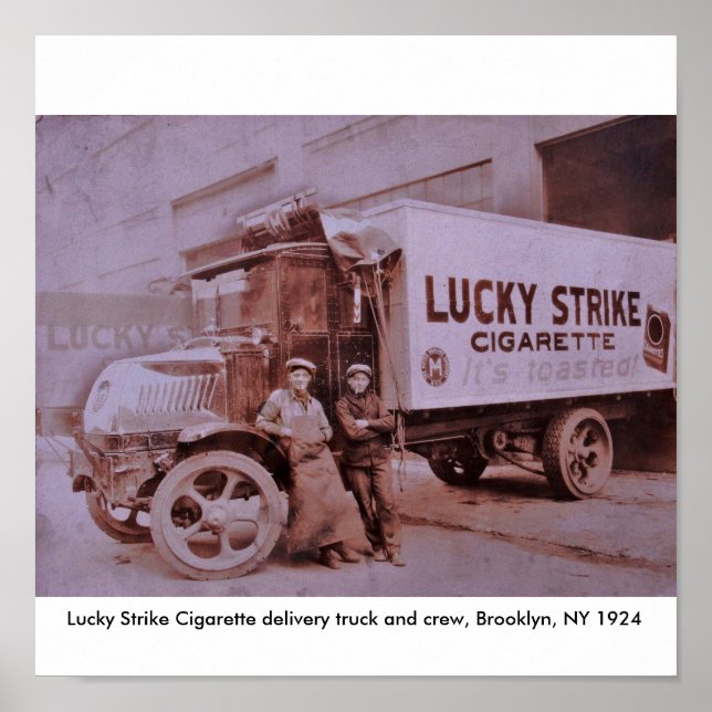 LS Truck Print Copy, Lucky Strike Cigarette del... (Front)