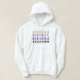 LSHS Vikings Modern Lettering Hoodie