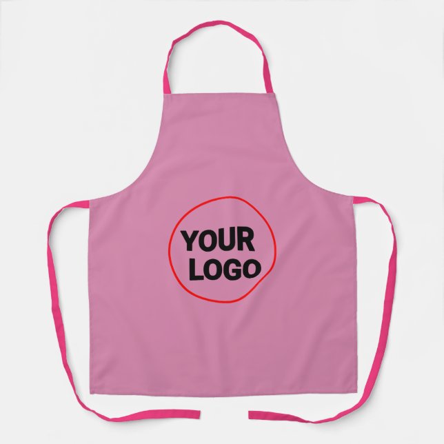 LSimple elegant custom logo here company    Apron (Front)