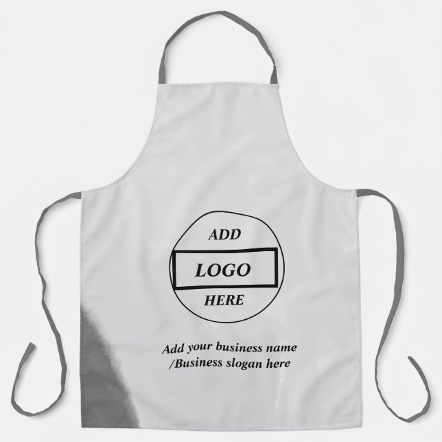 LSimple elegant custom logo here company    Apron (Front)