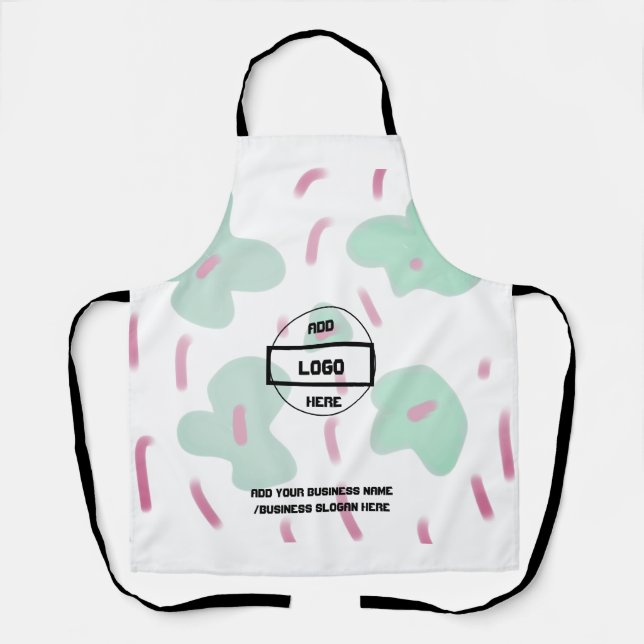 LSimple elegant custom logo here company    Apron (Front)