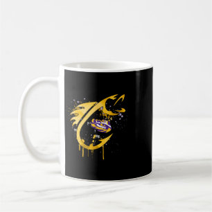 Lsu Tigers Fishing Fish Hook Coffee Mug