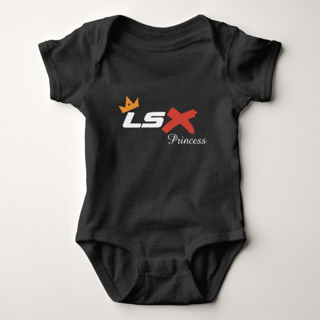 LSX Princess Baby Bodysuit (Front)