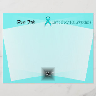 Lt Blue / Teal Standard Ribbon by Kenneth Yoncich Flyer