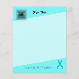 Lt Blue / Teal Standard Ribbon by Kenneth Yoncich Flyer