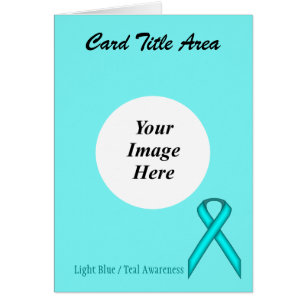 Lt Blue/Teal Standard Ribbon Template by K Yoncich