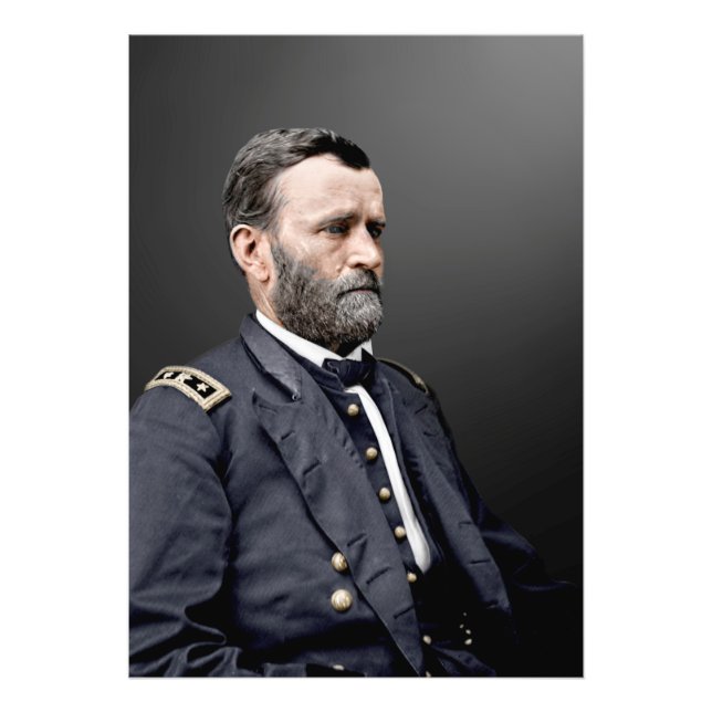 Lt. General Ulysses S. Grant Photo Print (Front)