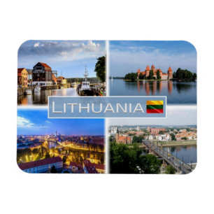 LT  Lithuania - Klaipeda - Trakai Island - Magnet