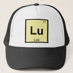 Lu - Lute Music Chemistry Periodic Table Symbol Trucker Hat