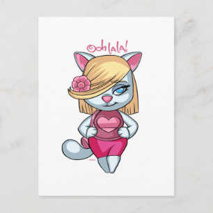 Lu Ooh La La Postcard