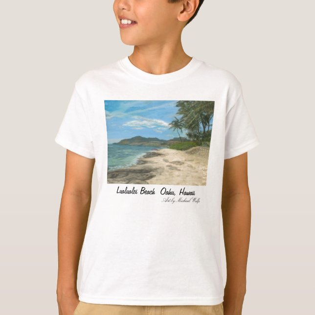 Lualualei Beach  Oahu, Hawaii T-Shirt (Front)