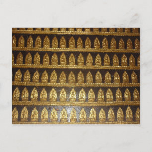 luang buddha lines postcard