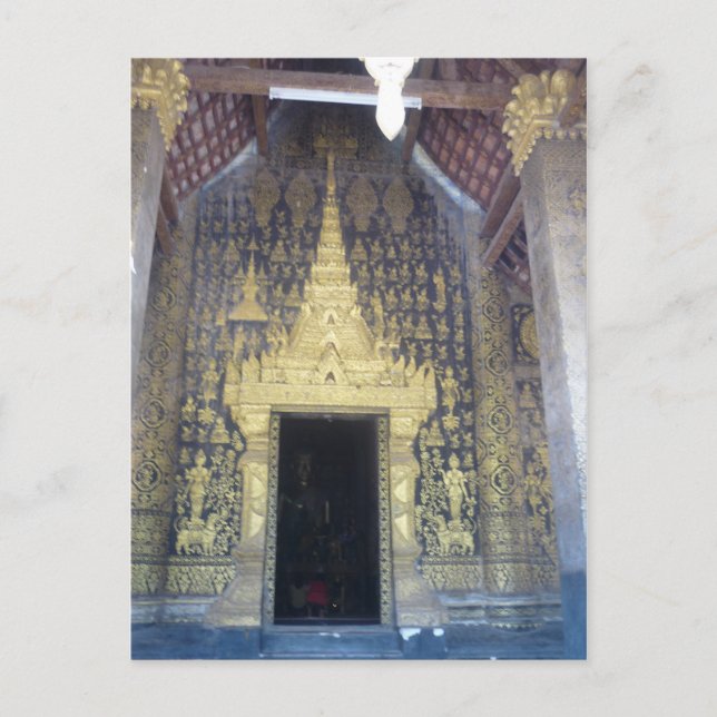 luang doorway postcard (Front)