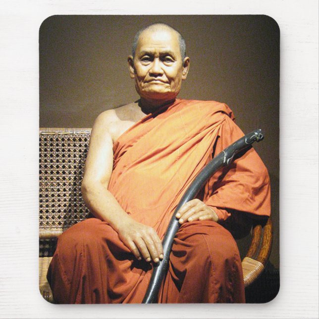 Luang Poo Cha Subhaddho ... Buddhist Monk Mouse Pad (Front)