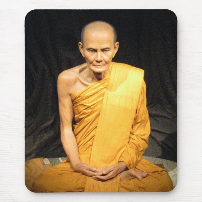 Luang Poo Mun Bhuridatto ... Buddhist Monk Mouse Pad (Front)