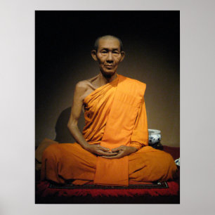 Luang Por Kasem Khemako ... Buddhist Monk Poster