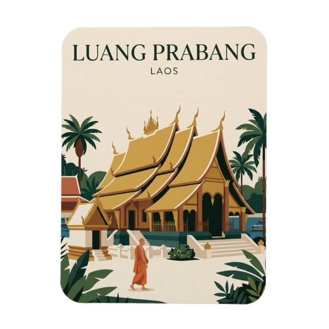 Luang Prabang Laos Magnet (Vertical)