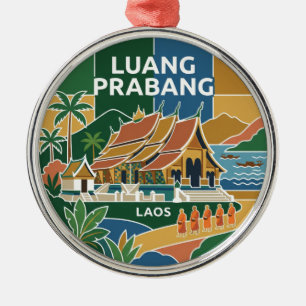 Luang Prabang Laos Metal Ornament