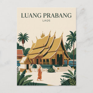 Luang Prabang Laos Postcard