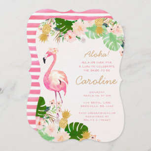 Luau Bridal Shower Invitation