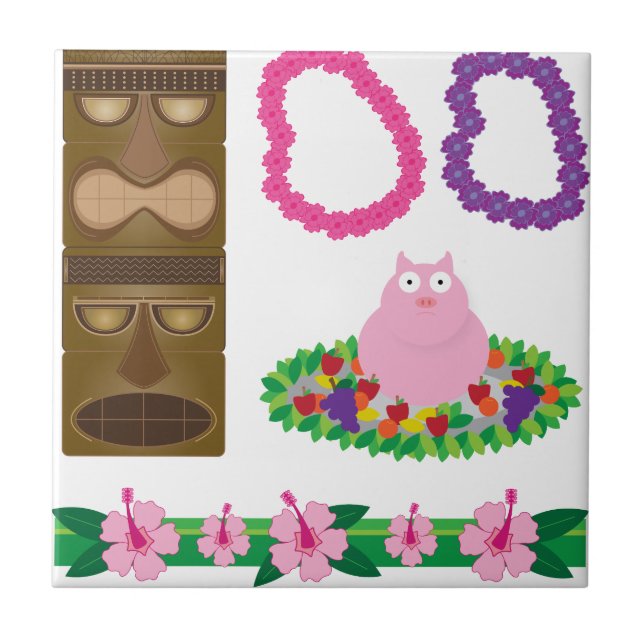 luau ceramic tile (Front)