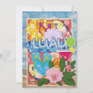 Luau Invitation by SRF