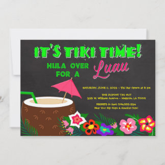 Luau Invitations, Hawaiian Invitations