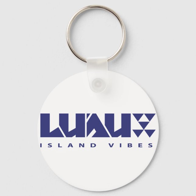 Luau Island Vibe Key Ring (Front)