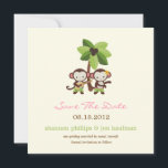 Luau Monkeys Save The Date Announcement<br><div class="desc">Send out a fun reminder of your tropical-themed celebration with this sweet and playful Luau Monkeys save the date card from Berry Berry Sweet.</div>