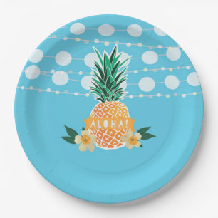 Luau Party Plates