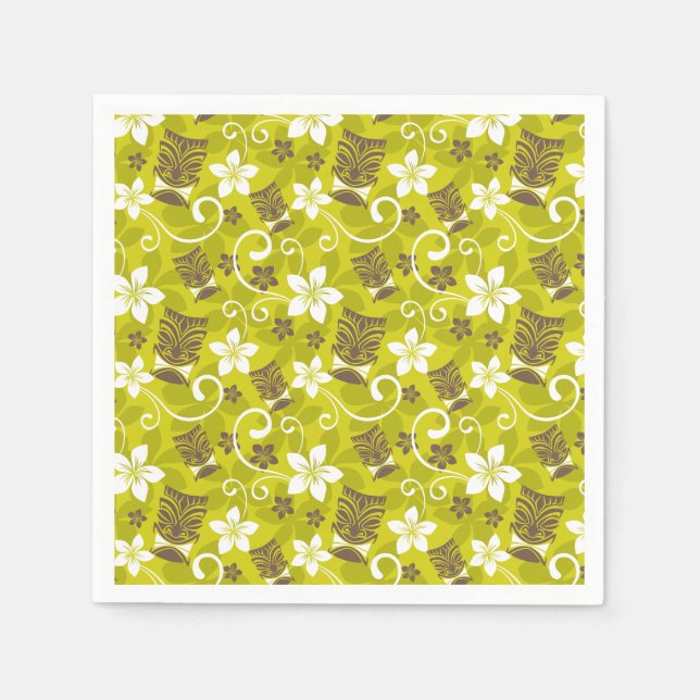 LUAU TIKI DESIGN NAPKIN (Front)