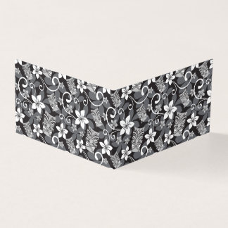 LUAU TIKI PATTERN (CHARCOAL)