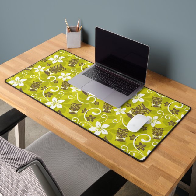LUAU TIKI PATTERN DESK MAT (Office 2)