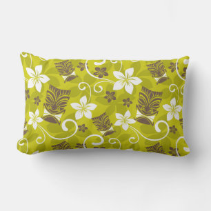 LUAU TIKI PATTERN LUMBAR CUSHION
