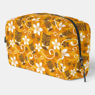 LUAU TIKI PATTERN (ORANGE) DOPP KIT