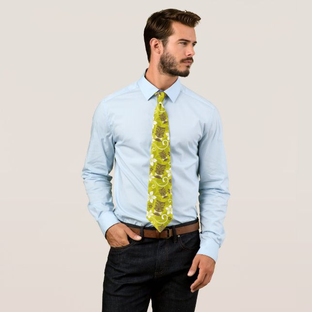 LUAU TIKI PATTERN TIE (In Situ)