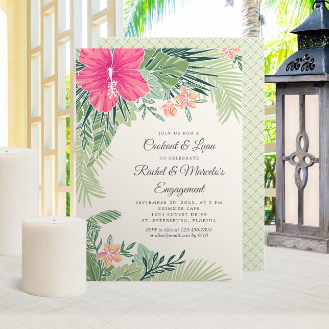 Luau Tropical Beach Party Invitation (Creator Uploaded)