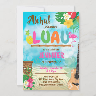 Luau Tropical Birthday Party