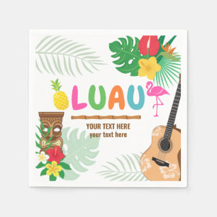 Luau Tropical Party Napkins